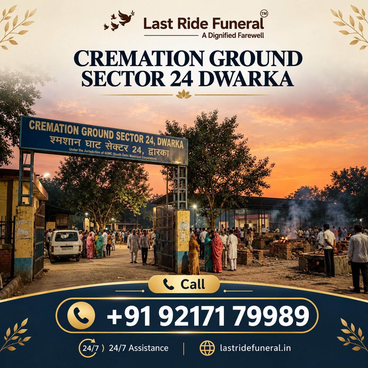 Cremation Ground Sector 24 Dwarka, Delhi